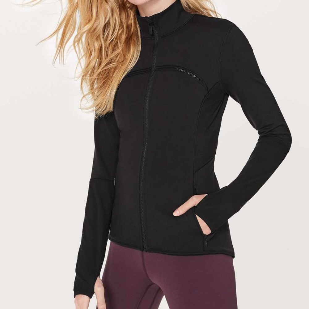 Lululemon Mesh Is More Jacket Black Size 6